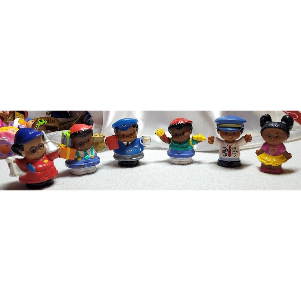 Fisher Price Little People African American Lot Michael Kurt Tessa Replacement